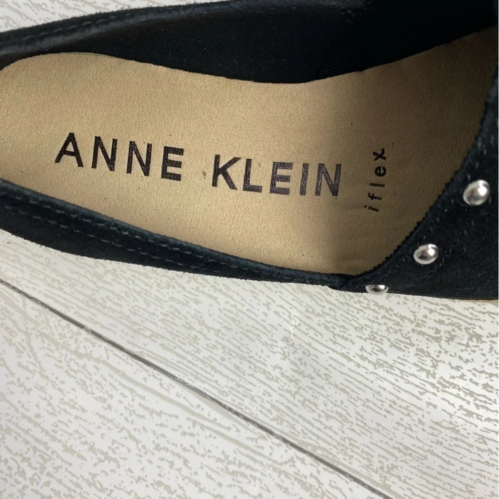 Anne Klein Black Kaylie Espadrilles size 6.5